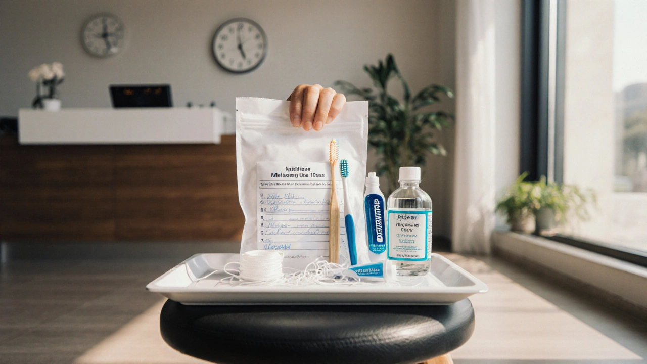Co si vzít na dentální hygienu? - praktický průvodce pro pacienty