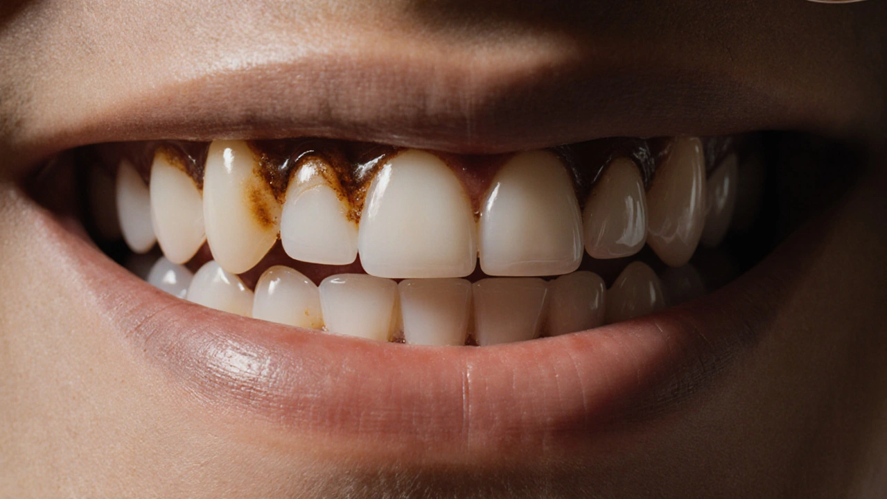 Jak se zbavit hnědých skvrn na zubech: přírodní a profesionální metody