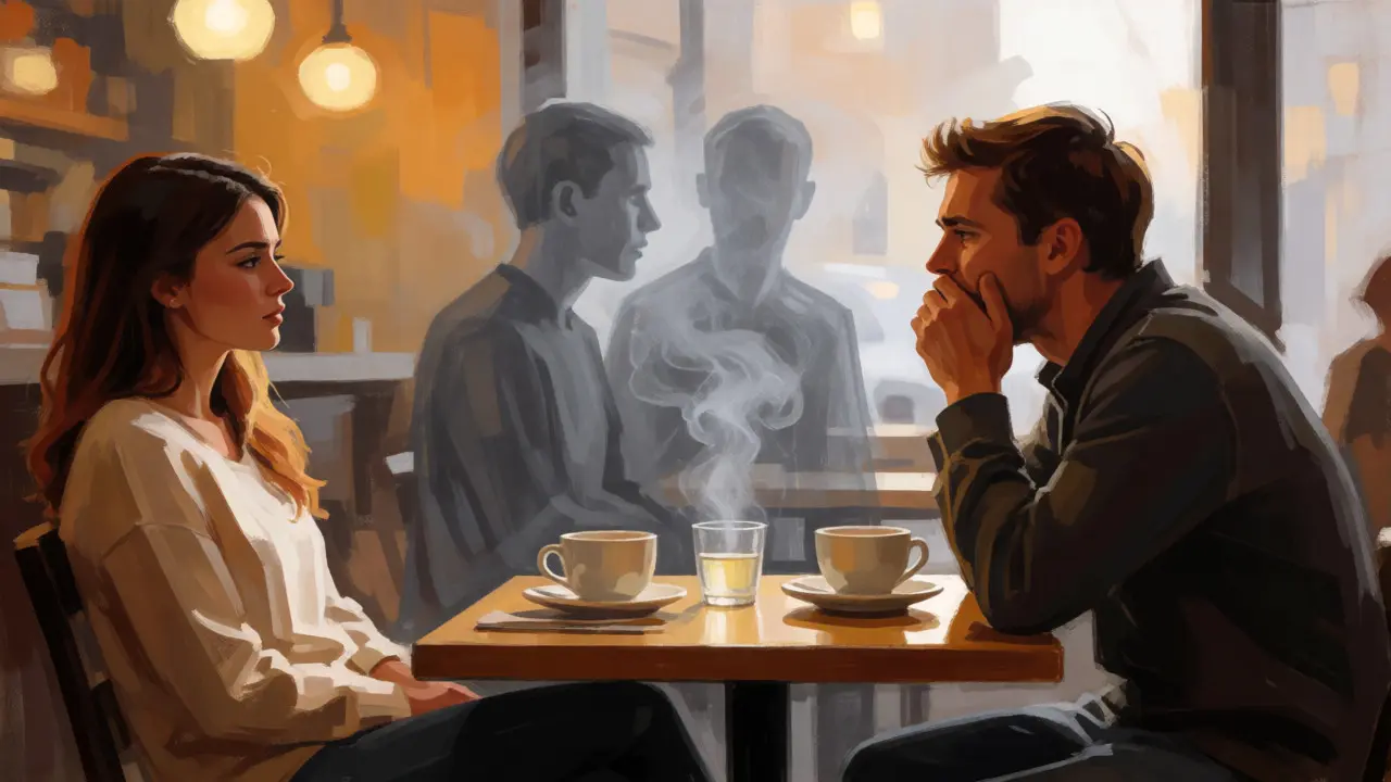 Ilustrace psychické bariéry způsobené zápachem z úst
